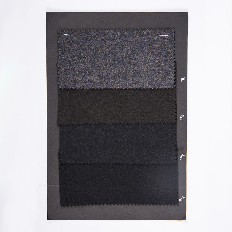 পলিয়েস্টার কটন উল বোনা জ্যাকার্ড ব্রাশ কাপড় পুরুষদের কোট AJ225-1/6/8/10