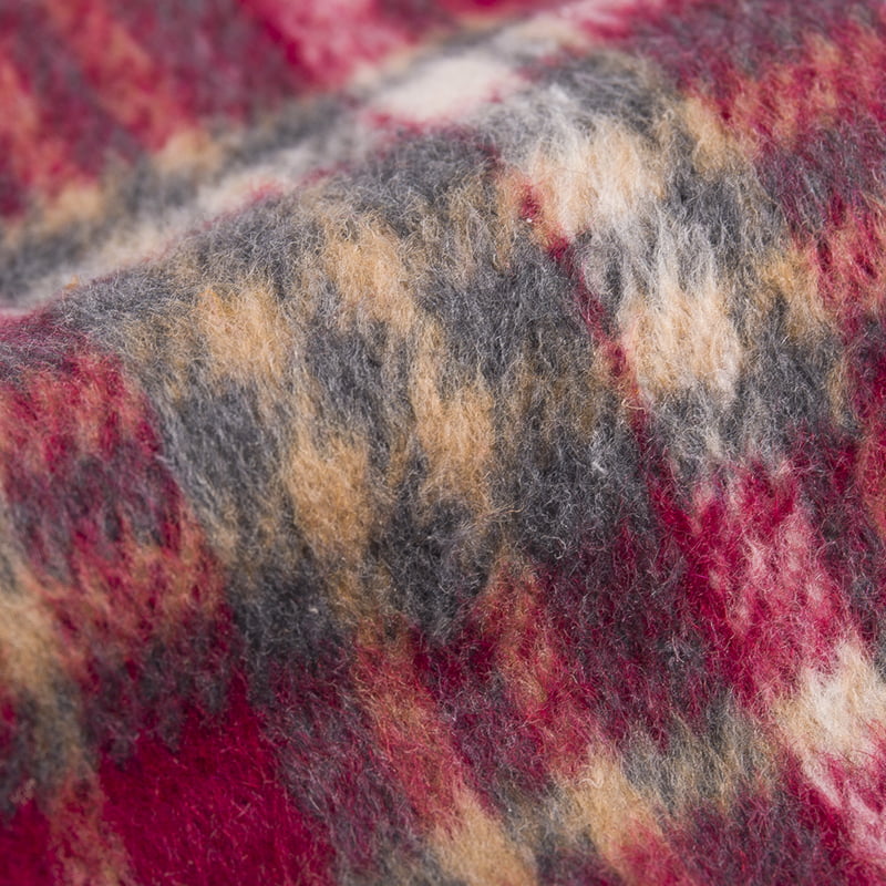 টার্টান প্লেড উইন্ডোপ্যান মাল্টিকালার উল পলিয়েস্টার টুইড ফ্যাব্রিক 2145