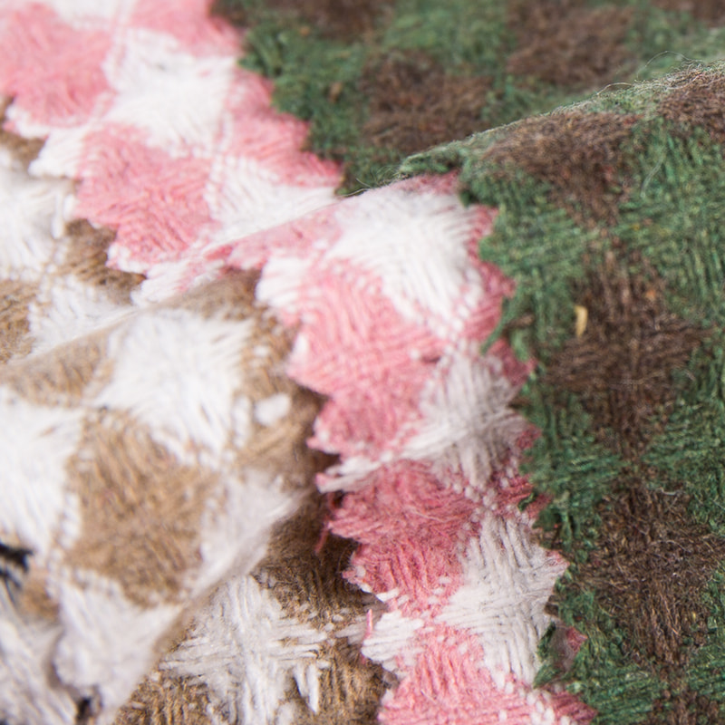 ডায়মন্ড চেক জ্যাকার্ড এমবসড ফ্যাব্রিক 2188