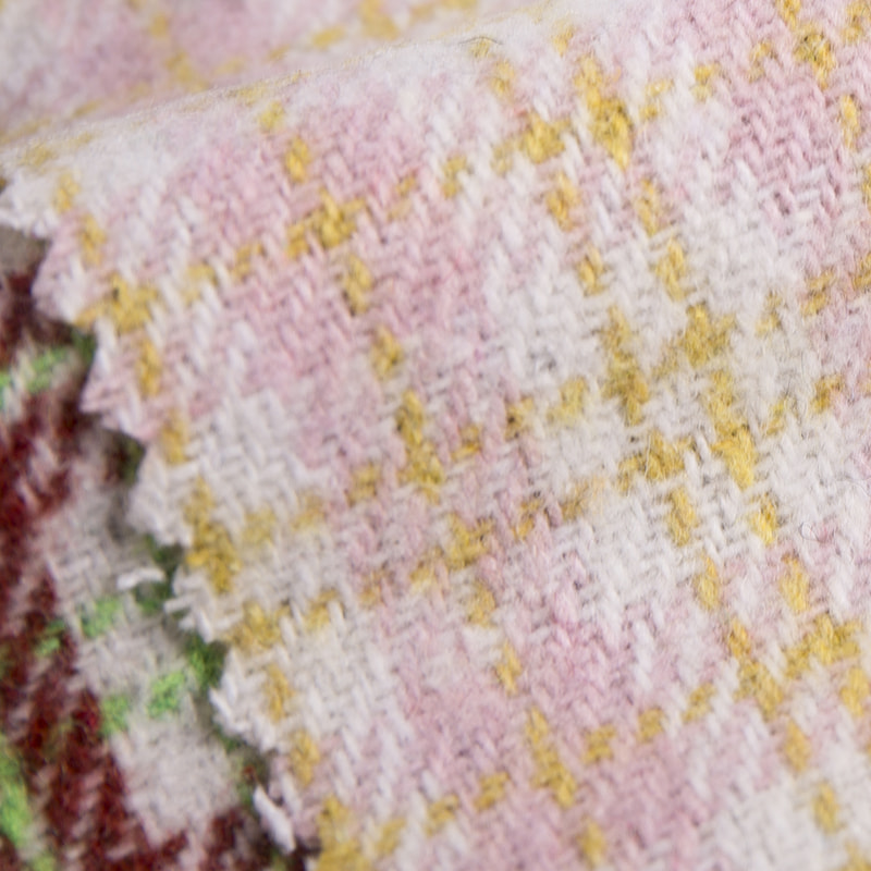 টার্টান প্লেইড টুইল টুইড ফ্যাব্রিক 2400