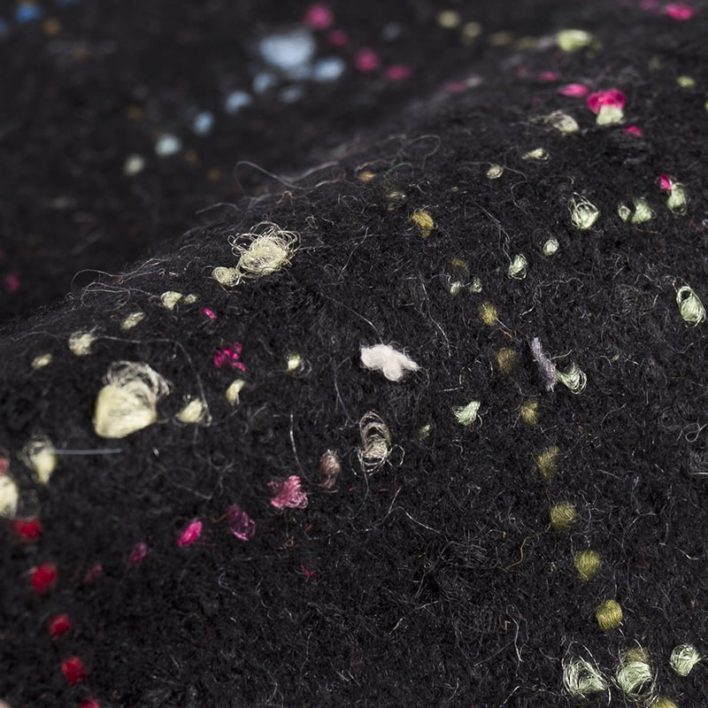 মাল্টিকালার লুপ সুতা উইন্ডোপেন টুইড ফ্যাব্রিক 2422