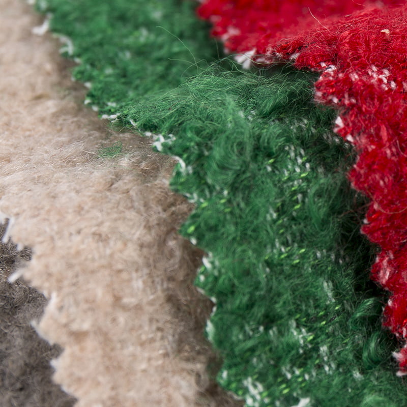 মহিলাদের পোশাক 2719 জন্য মাল্টিকালার বারবার ফ্লিস টুইড ফ্যাব্রিক