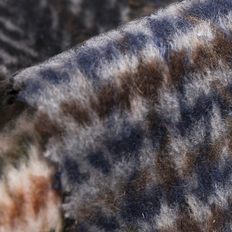 কোট 3265 এর জন্য টার্টান প্লেইড হেরিংবোন ব্রাশ উল রাসায়নিক ফাইবার টুইড ফ্যাব্রিক