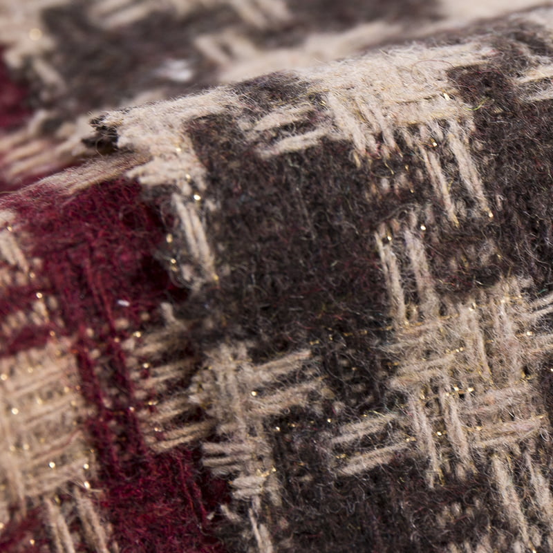 10% উল 90% রাসায়নিক ফাইবার ধাতব উইন্ডমিল টুইড ফ্যাব্রিক 3433