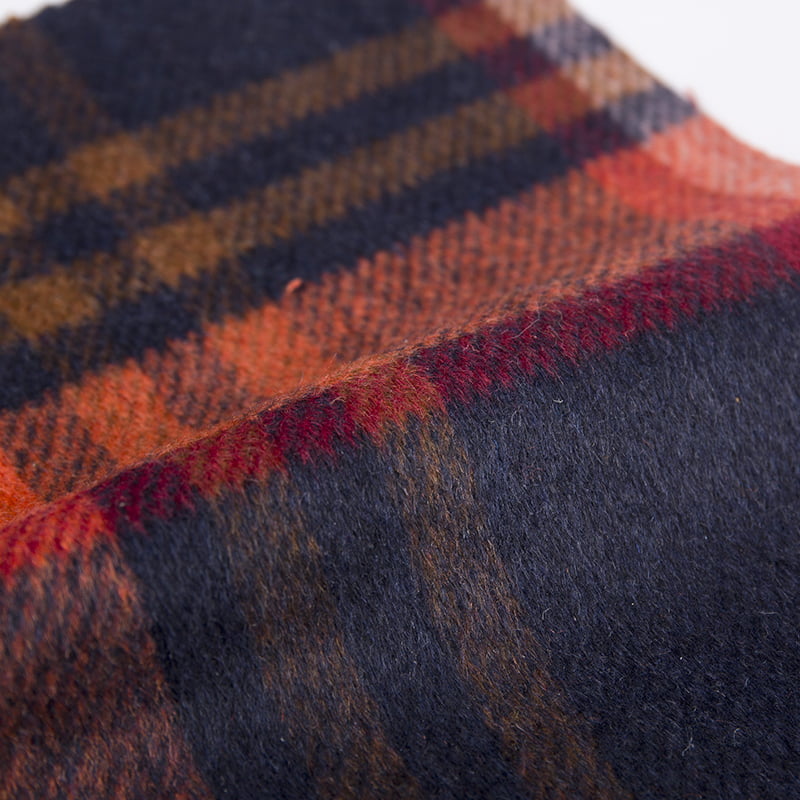 বোনা টার্টান প্লেইড উল পলিয়েস্টার ফ্যাব্রিক SH2401