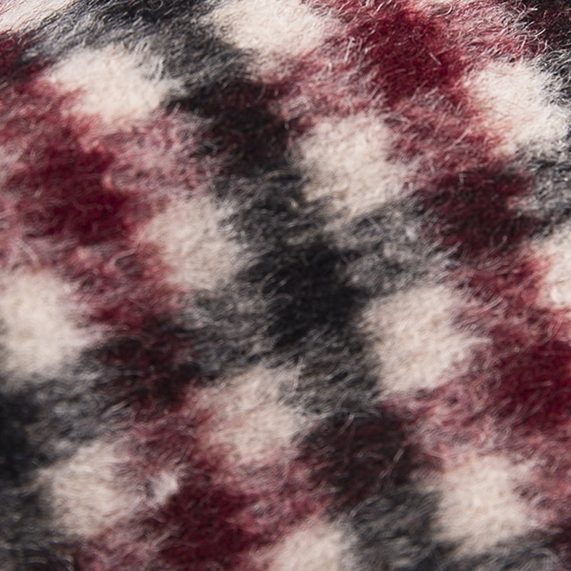 কনট্রাস্ট কালার ভিচি জ্যাকার্ড টুইল চেক ফ্লিস ফ্যাব্রিক SH2410