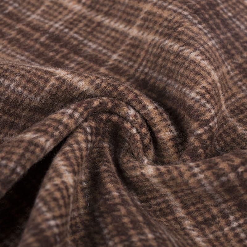 ক্যাম্পাস স্কুল ওয়্যার চেক হাউন্ডস্টুথ 100% পলিয়েস্টার বোনা কাপড়ের জন্য পোশাক ZZH24006