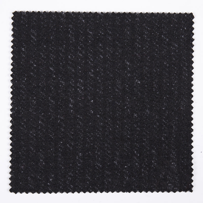 পোশাক AJ219-1 জন্য পলিয়েস্টার উল তুলো বোনা Jacquard ডোরাকাটা শীতকালীন কাপড়